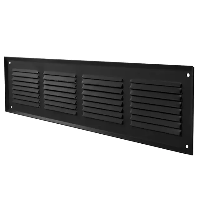 Wandauslass 300x100mm Aluminium - RAL9005 30% Glanz