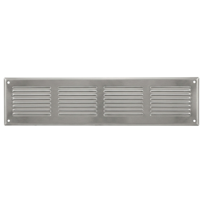 Wandgitter 400x100mm Aluminium - unbeschichtet