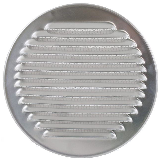 Lüftungsgitter rund 160mm Aluminium - EL-A-R160 ALU