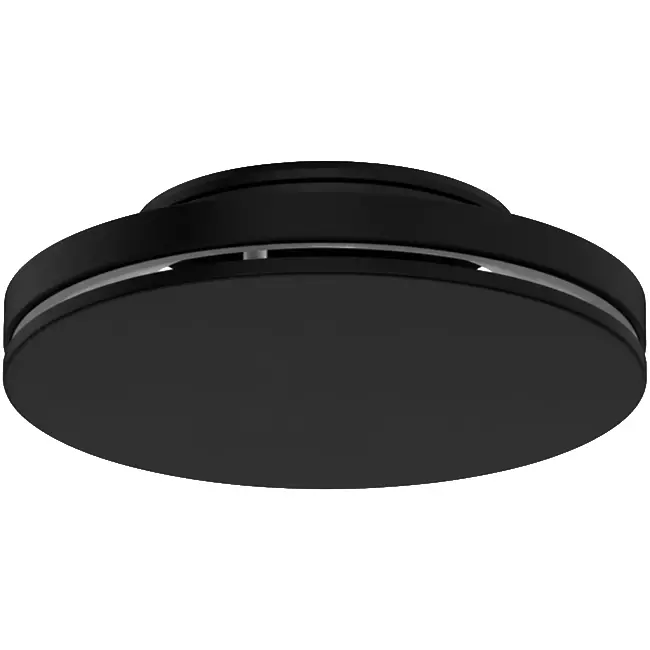 Deckenauslass aus Stahl mit rundem Auslass - 250 mm - RAL 9005