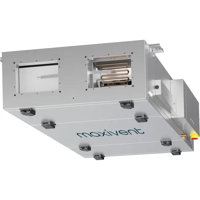 Maxivent WTW-Lüftungsgeräte mit Gegenstromwärmetauscher, 700 m³/h, mit elektrischem Heizelement rechts – PHE 700 F EOJR