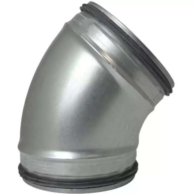 Wickelfalz Bogen 45° Ø 150mm