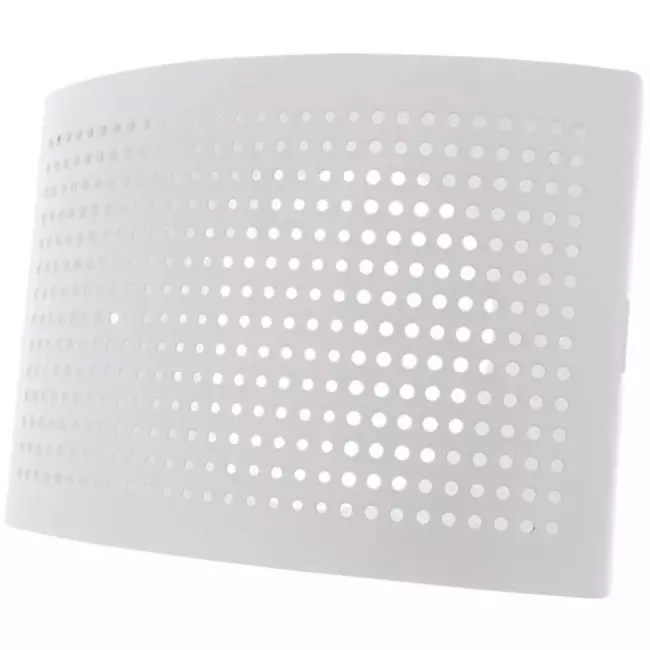 Lüftungseinlassventil Ø 100 mm mit perforierter Abdeckung für Wandmontage WEISS - DTQA100