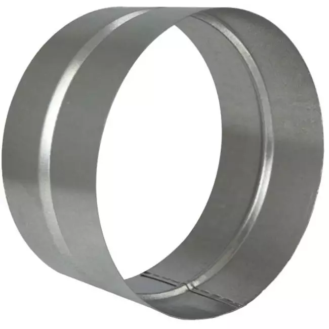 Wickelfalzrohr Muffe für Formteile mit Durchmesser 80 mm