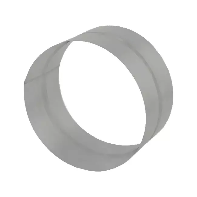 Wickelfalz Muffe für Formteile Ø 125 mm - maßgeschneidert RAL7035