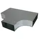 T-Stück 90 Grad 220x80 mm - 170x80 mm für Rohrleitungen