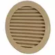Lamellengitter Kunststoff  Ø125 mm beige - VR125Y