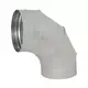 Wickelfalz Bogen 90° Ø 315mm - maßgeschneidert RAL7035