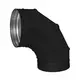 Wickelfalz Bogen 90° Ø 315mm - maßgeschneidert RAL9005
