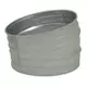 Wickelfalz Bogen 15° Ø 180mm - maßgeschneidert RAL7035