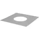 Abdeckplatte Durchmesser 150 mm quadratisch I304 (D0.6)
