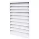 Außenwanddurchlässe 200x300 Aluminium mit feststehenden Lamellen - RAL 9003