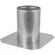 Dachdurchführung für Rohrdurchmesser 100 mm Flachdach INOX