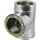 DW-Durchmesser 150 mm (150/200) T-Stück T90 I316L/I304 (D0,5/0,6)