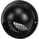 Edelstahl-Pendelrollenrost 150 mm Wanddurchlass - EL-SS-B150 SS RAL9005