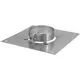 Deckenplatte Durchmesser 80 mm mit Halterung I304 (D0,8)