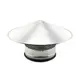 Wickelfalz Dachhaube mit Gitterrost Ø 315mm