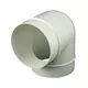 Bogen 90° Kunststoff Ø 125 mm AL125-90