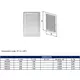 Lüftungsgitter rechteckig mit Grill 130x300 mm braun - VR1330B