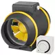 Ruck Etamaster Rohrventilator mit EC Motor 1300 m³/h - Ø 200 mm + Potentiometer 10 kO