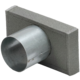 Thermoduct-Deckel 170x80 mit Anschlussdurchmesser 80 mm für Rohrleitungen