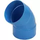 Wavin Ventiza 45 Grad Bogen PVC rund mit Durchmesser 80 mm M/M