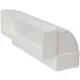 Bogen für Flachkanal 90° Kunststoff Vertikal 220x90mm KLV29-90
