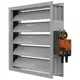 Maxivent-Klappe mit Stellantrieb für M4523 horizontal links - DAL