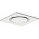 Runder Deckenluftdurchlass aus Stahl für Zu- und Abluft 595x595 mm - 250 mm - RAL 9010