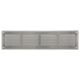 Wandgitter 400x100mm Aluminium - unbeschichtet