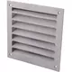 Außenwandgitter Aluminium 150x150 mm - Aluminium