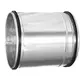 Wickelfalz-SAFE Verlängerte Schiebverbindung mit Gummi 315 mm (galvanisiert)