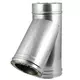 DW Durchmesser 180 mm (180/230) T-Stück T135 I316L/I304 (D0,5/0,6)