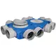 Uniflexplus Subverteilerbox 12x Ø 90 mm mit Tülle  Durchmesser 180