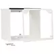 Extension Air 70 blanc RAL9010 - épaisseur du mur 350-400 mm