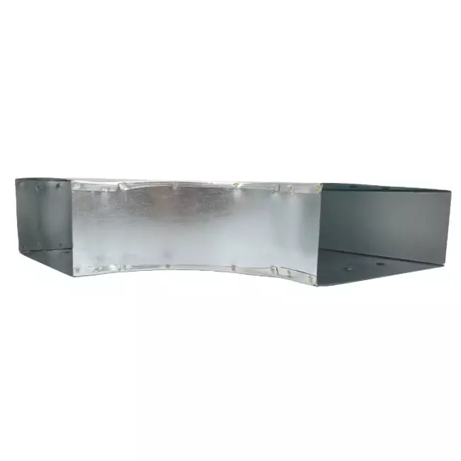 T-Stück 90 Grad 220x80 mm - 170x80 mm für Rohrleitungen