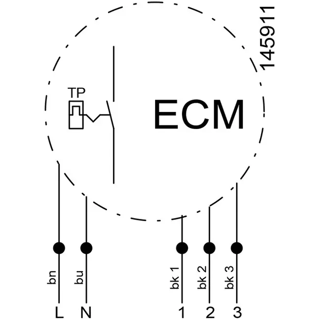 Rohrventilator 125mm Mischströmung ETAMASTER - EM 125L EC 01