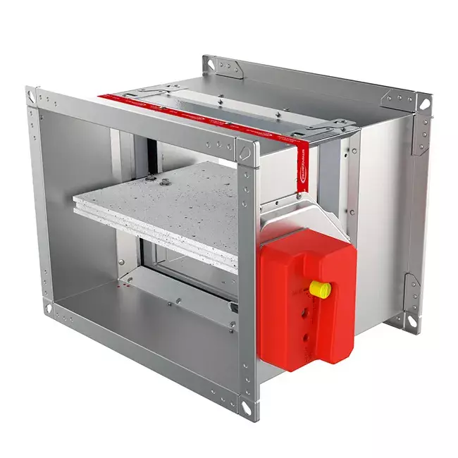 Brandschutzklappe rechteckig Handbetrieb - E-FD25 450x200 R