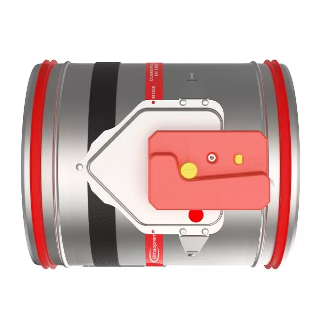 Brandschutzklappe rund 450 mm manuell betätigt - E-FDC40 D450 R