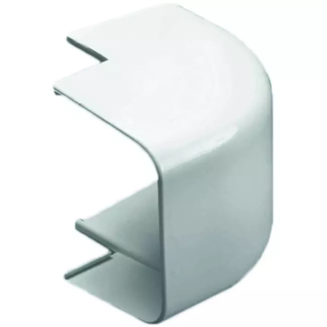 Climaplus Klimakanal Winkel Außenbogen 125 x 75mm RAL 9010 WEISS