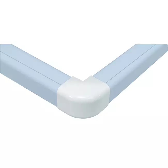 Climaplus-Klimakanal Außenbogen 90x65mm RAL 9010 WEISS