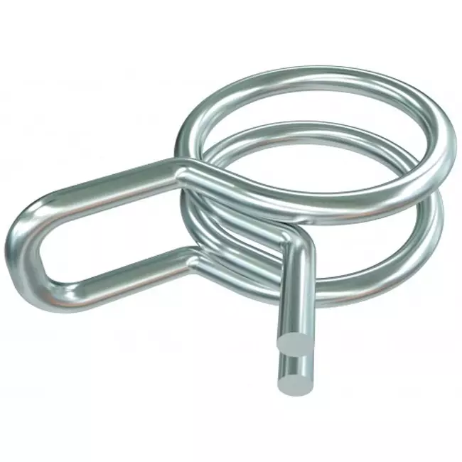 Sauermann Stahldrahtklemme für Ø10mm Schlauch (Satz 25 Stück)