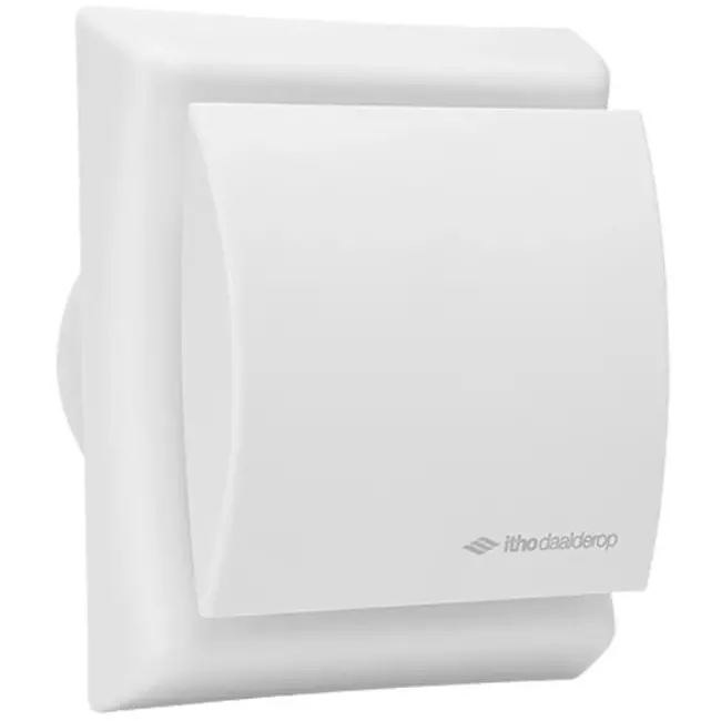 Itho Daalderop Badlüfter Ø 100 mm- weiß mit Timer BTV-N201 T