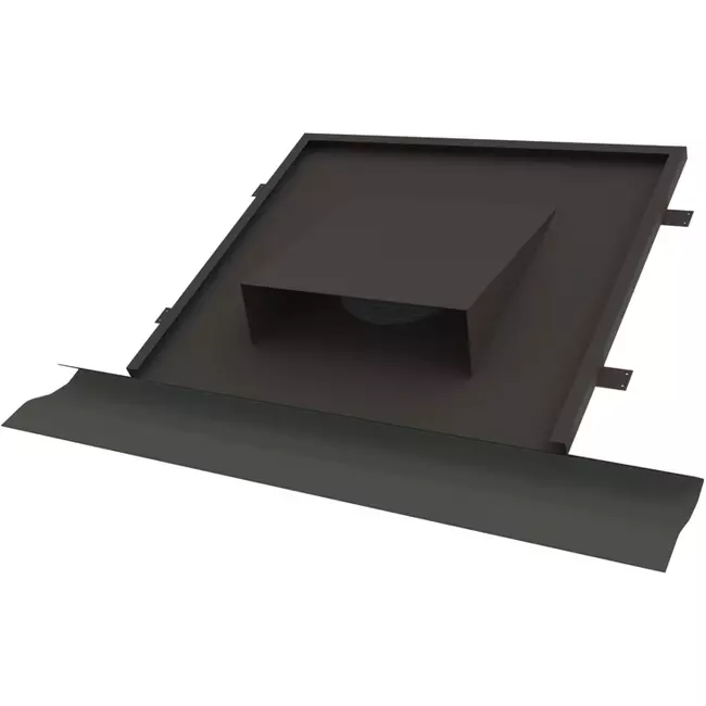 Thermoduct horizontaler Flachdachkanal Durchmesser 180 für Schrägdach