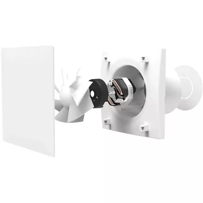 Geräuschloser badlüfter mit timer Mute Ø 100 mm - Vent Axia Mute 100 TN