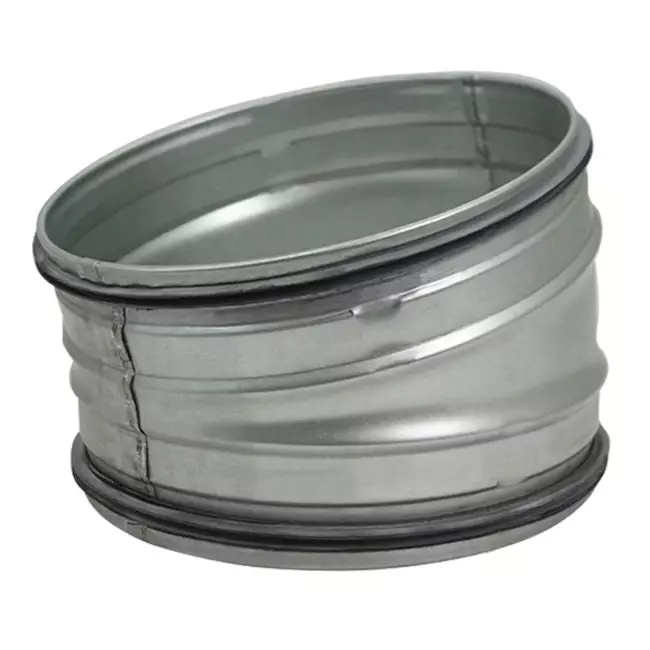 Wickelfalz Bogen SAFE 15° Ø 125mm