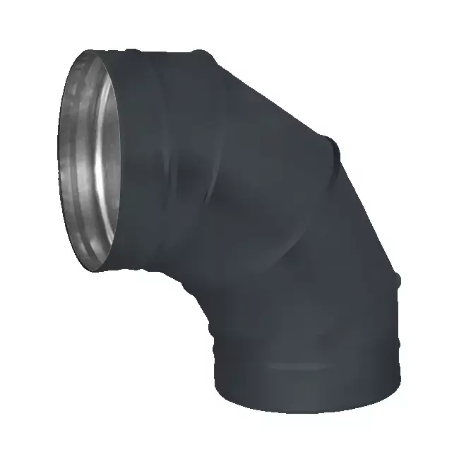 Wickelfalz Bogen 90° Ø 250mm - maßgeschneidert RAL7016