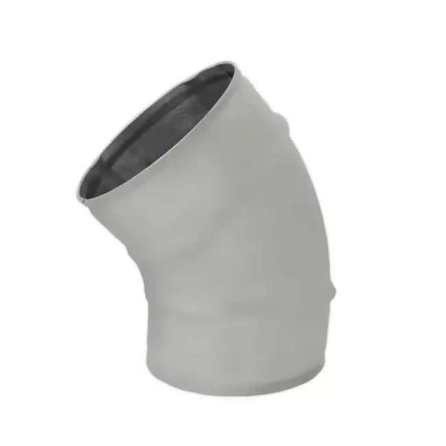 Wickelfalz Bogen 45° Ø 200mm - maßgeschneidert RAL7035