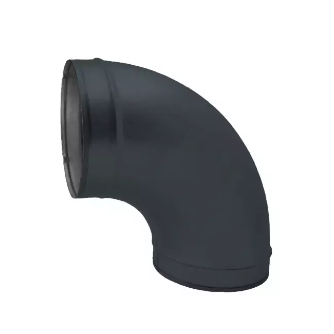 Wickelfalz Bogen 90° Ø 160mm - maßgeschneidert RAL7016