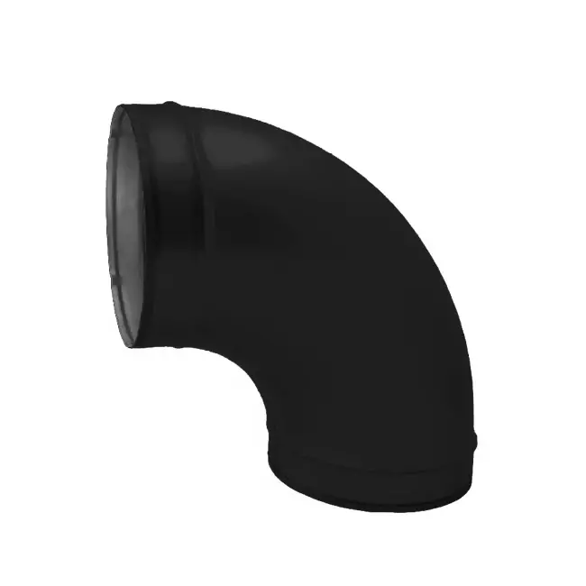 Wickelfalz Bogen 90° Ø 180mm - maßgeschneidert RAL9005